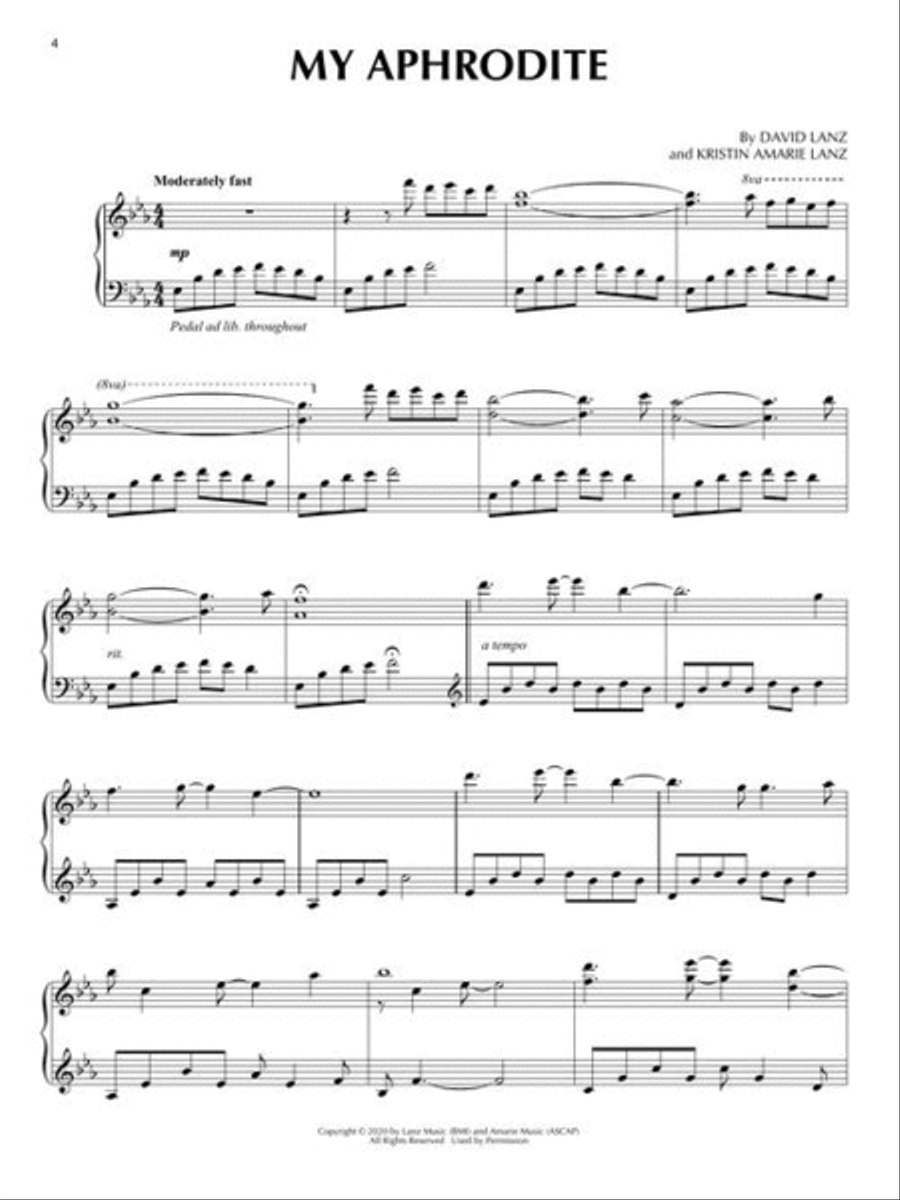 David Lanz – Water Sign Piano Solo scores gallery preview page 5
