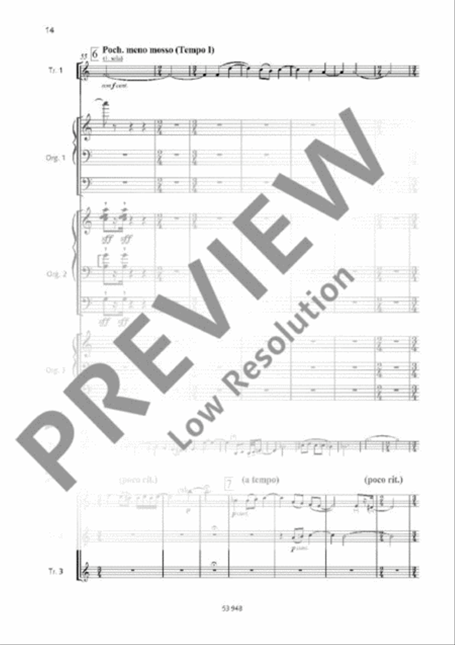 Dies irae Trumpet Trio scores gallery preview page 9