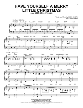 Book cover for Have Yourself A Merry Little Christmas [Jazz version] (arr. Brent Edstrom)