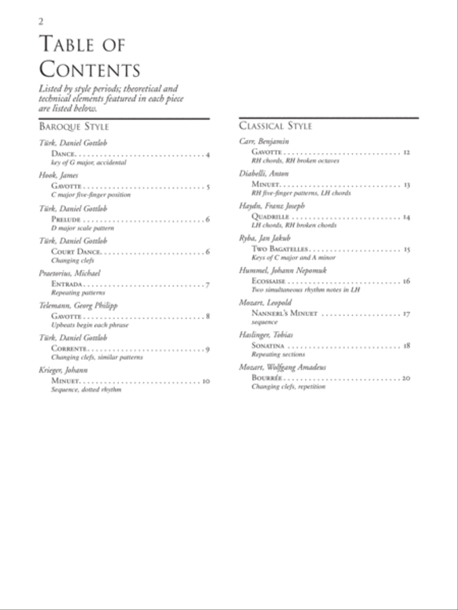Discovering Piano Literature, Book 1 Piano Solo scores gallery preview page 2