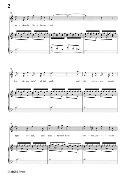 Schubert-Der Jüngling an der Quelle,in C Major,for Voice&Piano image number null