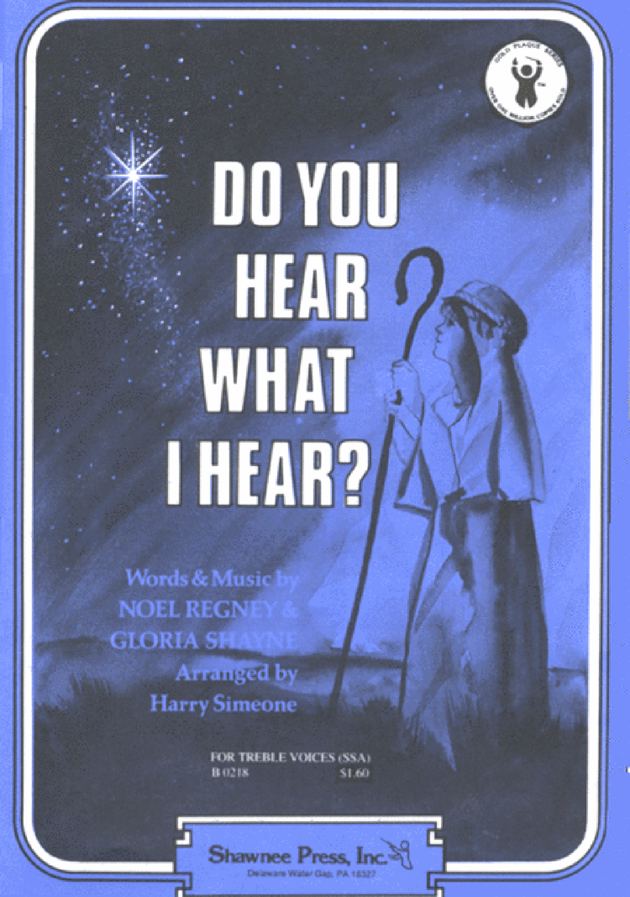 Do You Hear What I Hear? SSA scores gallery preview page 1