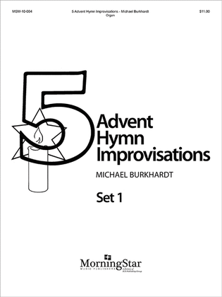 Book cover for Five Advent Hymn Improvisations, Set 1