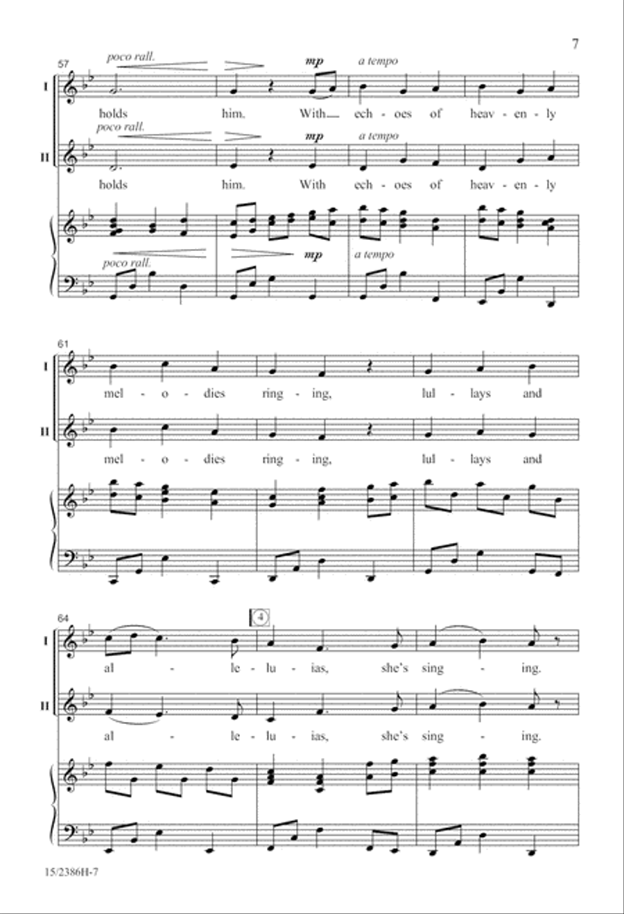 Lullay Alleluia 2-Part scores gallery preview page 7