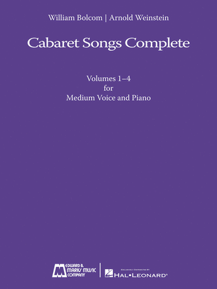 Book cover for Cabaret Songs Complete