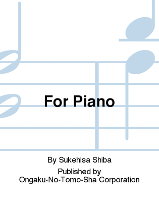 Book cover for For Piano