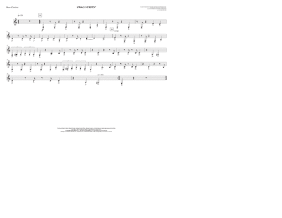 Swag Surfin' Marching Band scores gallery preview page 6