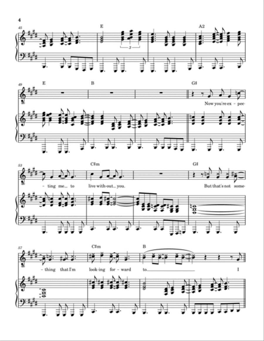 Photograph Photograph Piano, Vocal, Guitar scores gallery preview page 5