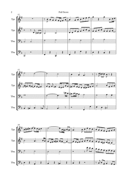 Concert Praludium for Advanced Intermediate Brass Quartet image number null