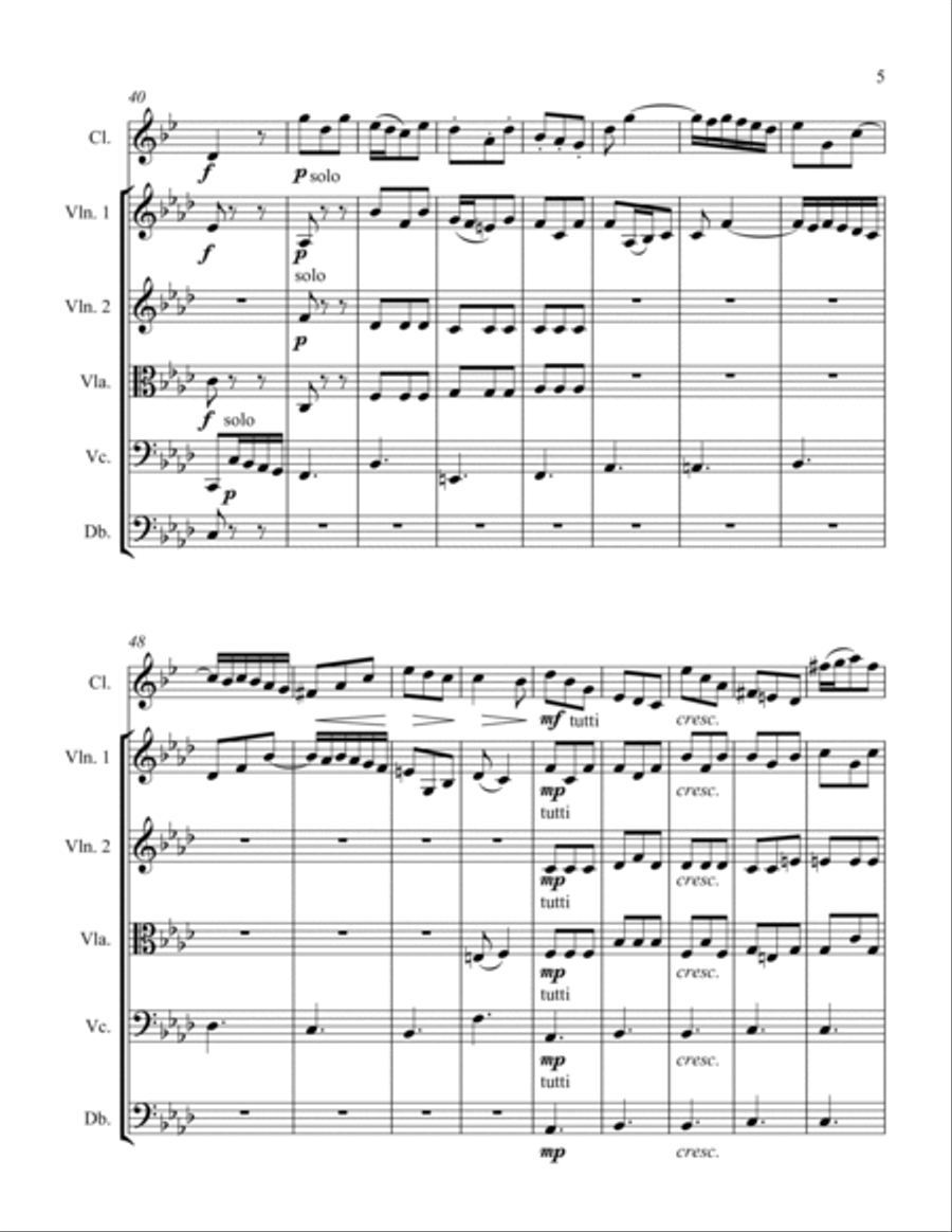 Sonata RV40 Movement IV Sonata RV40 Movement IV Chamber Orchestra scores gallery preview page 5
