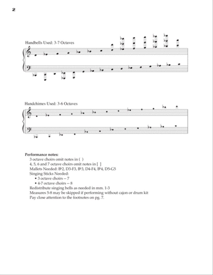 Blinding Lights Handbell Choir scores gallery preview page 2