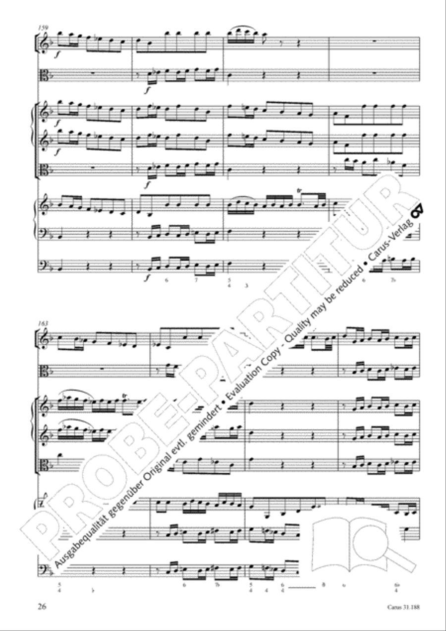 I have placed all my confidence (Ich habe meine Zuversicht) 4-Part scores gallery preview page 27