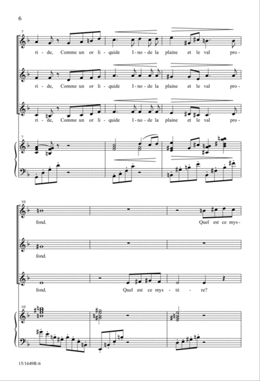 Salut au Chevalier Printemps SSA scores gallery preview page 6