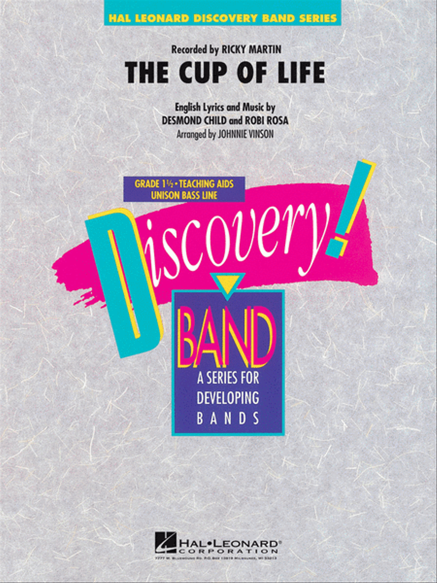 The Cup of Life Concert Band scores gallery preview page 1