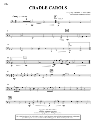 Cradle Carols (from Carols For Choir And Congregation) - Cello