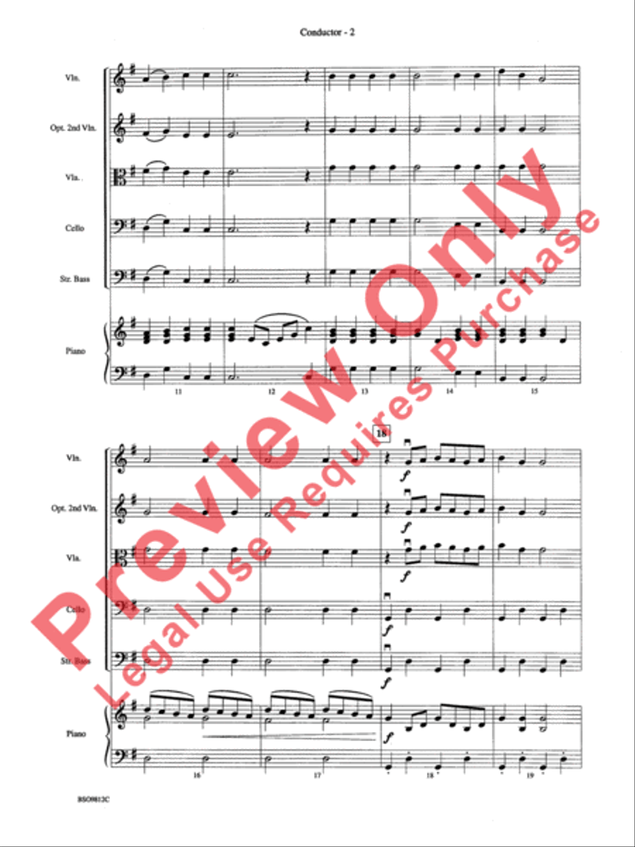 Overture 1812, Opus 49 String Orchestra scores gallery preview page 5