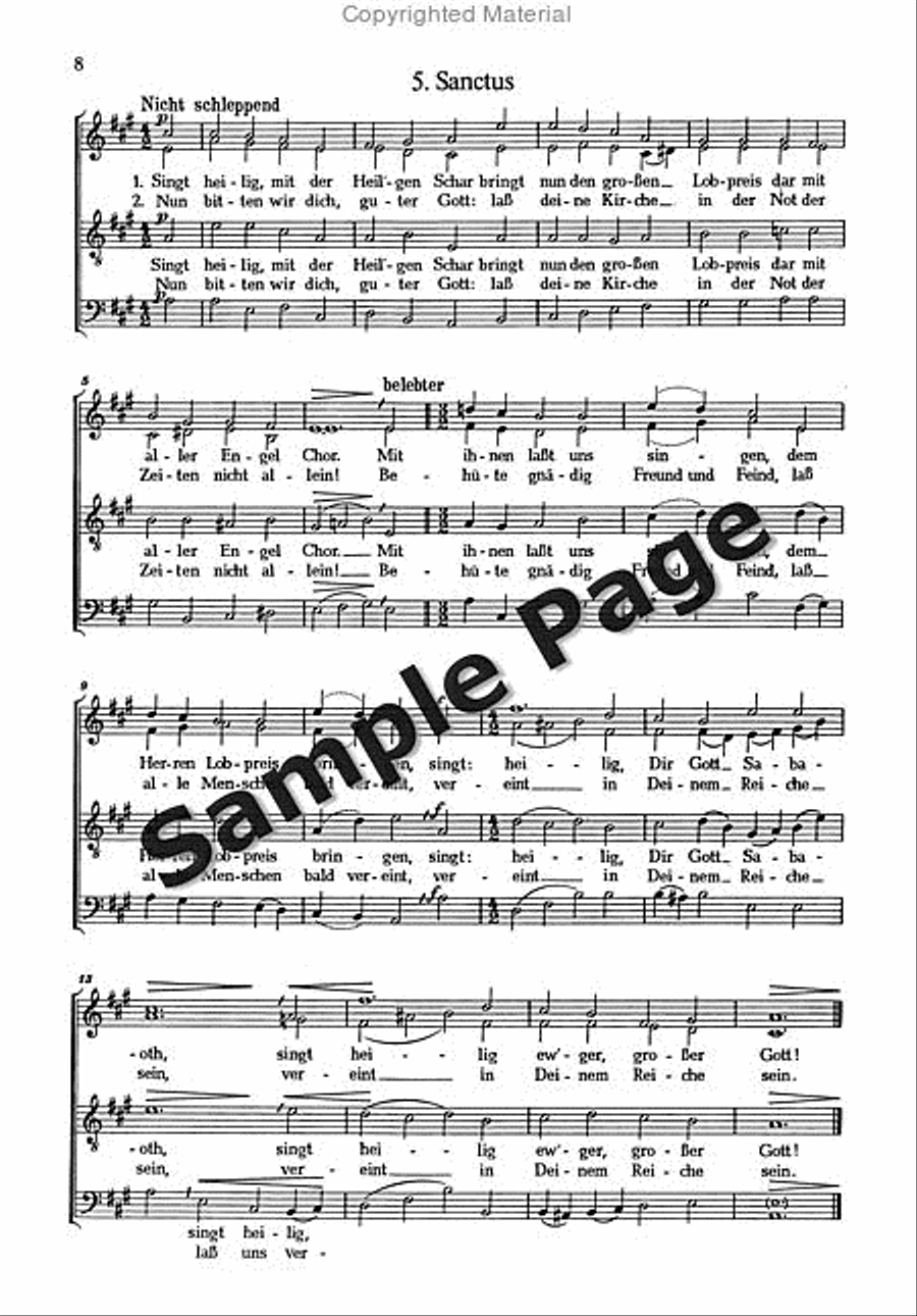Deutsche Chormesse 4-Part scores gallery preview page 9