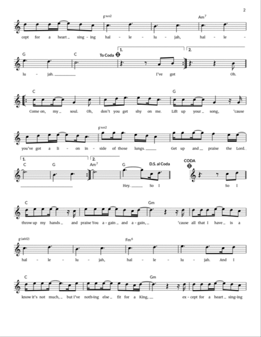 Gratitude Piano scores gallery preview page 2