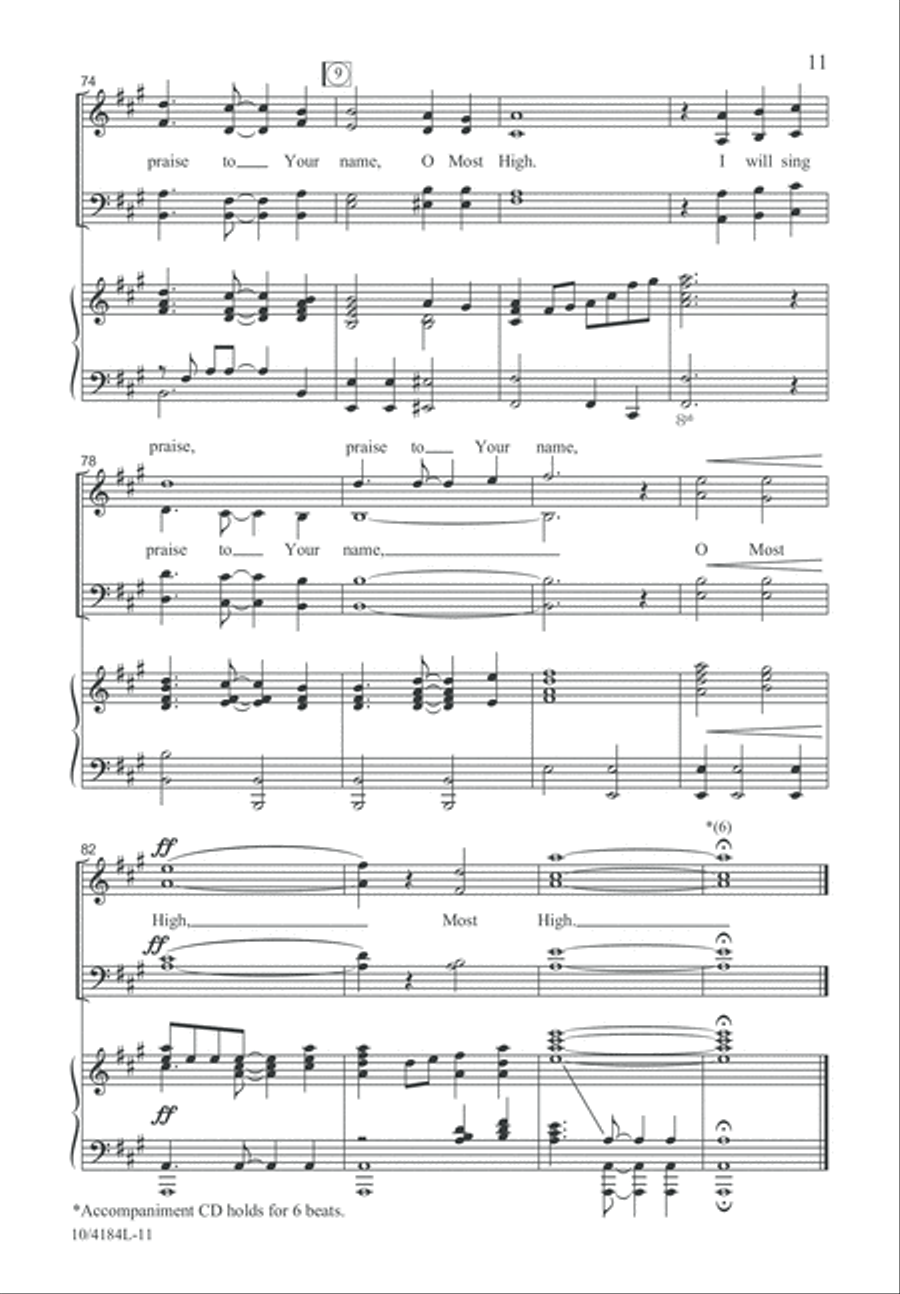 I Will Praise You I Will Praise You 4-Part scores gallery preview page 11