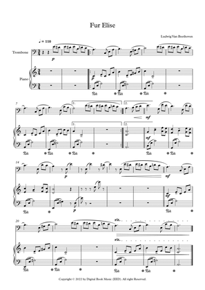Fur Elise - Ludwig Van Beethoven (Trombone + Piano)