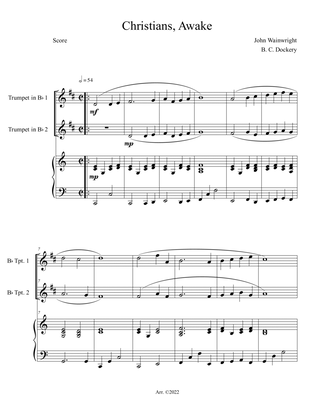 Christians Awake (Trumpet Duet with Piano Accompaniment)