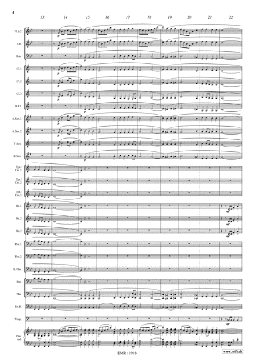 How Great Thou Art How Great Thou Art Concert Band scores gallery preview page 5
