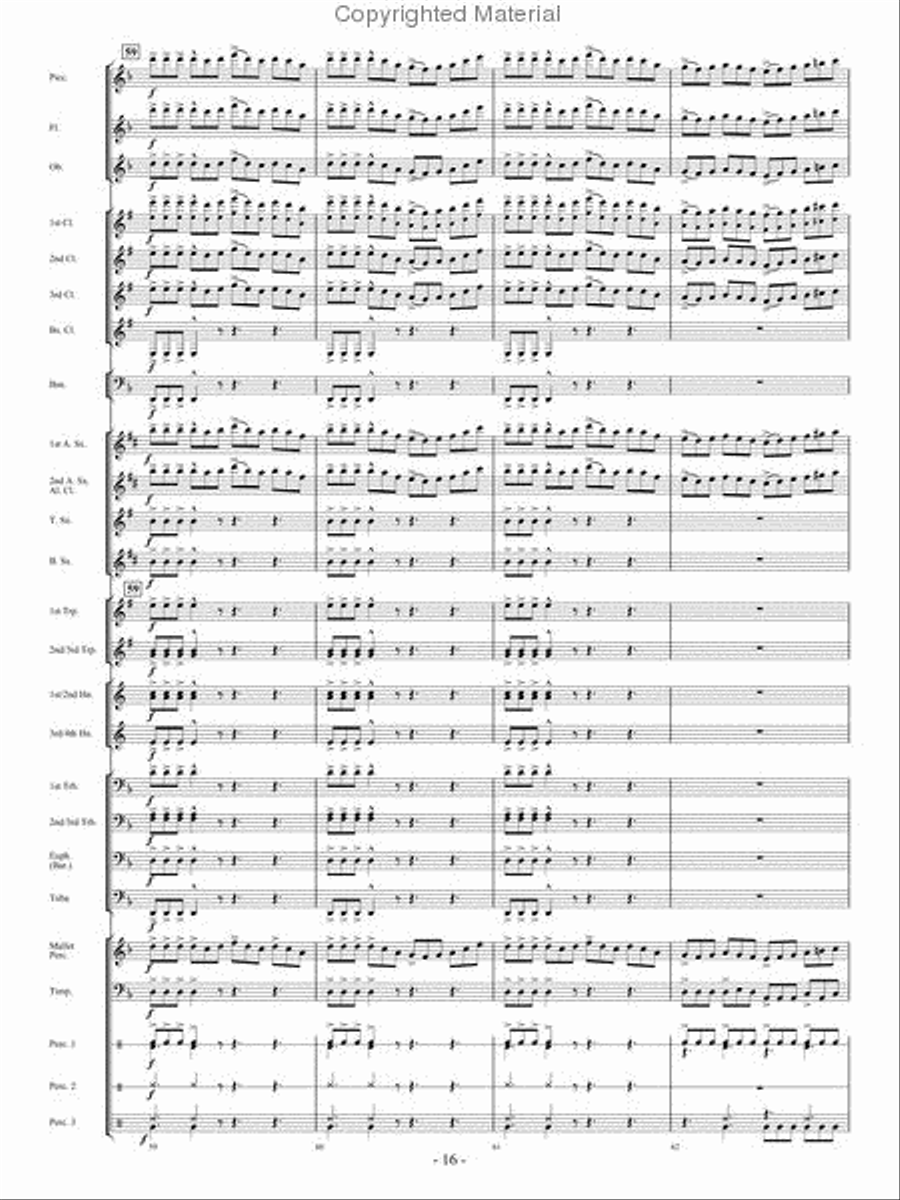 When The Tears Fell When The Tears Fell Concert Band scores gallery preview page 15