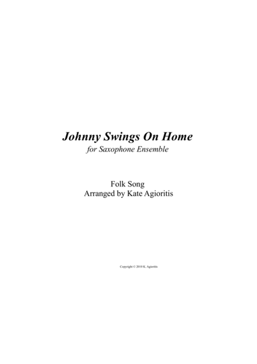 Johnny Swings On Home - for Saxophone Ensemble image number null