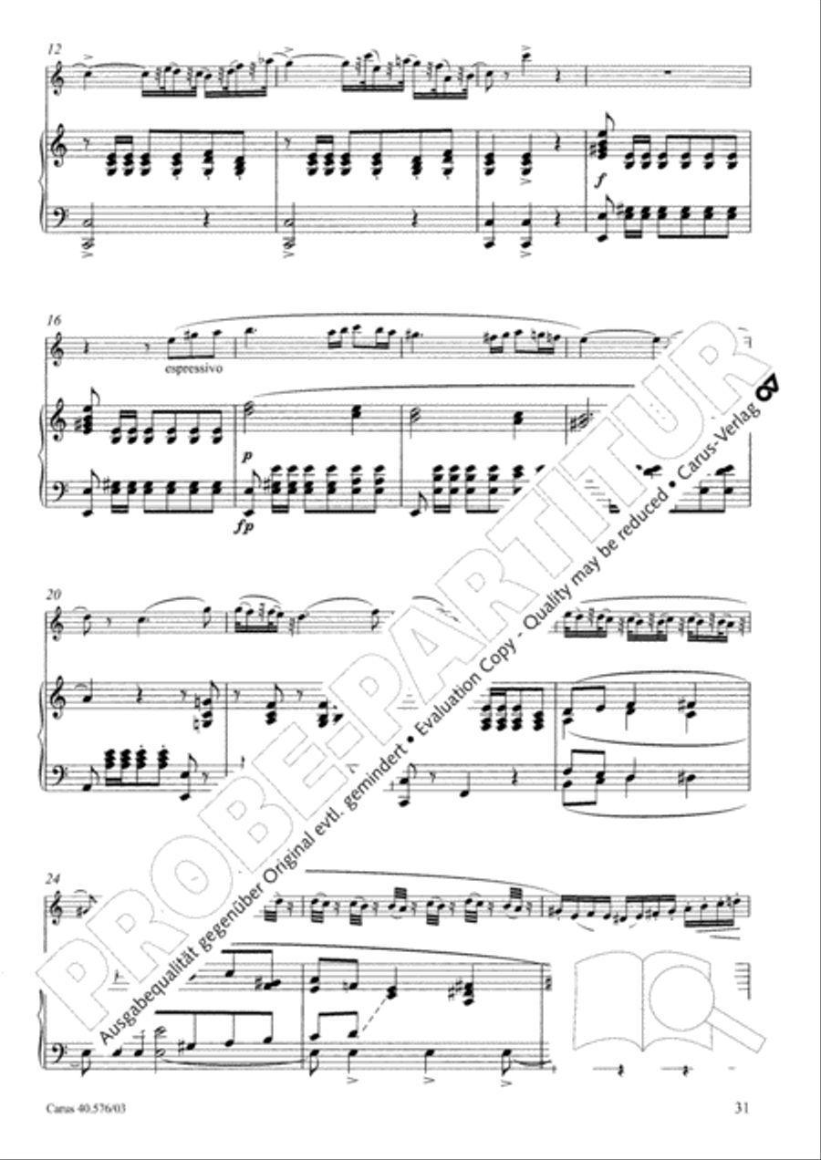 Oboe Concerto in A minor (Concerto per Oboe ed Orchestra in a) Clarinet scores gallery preview page 32