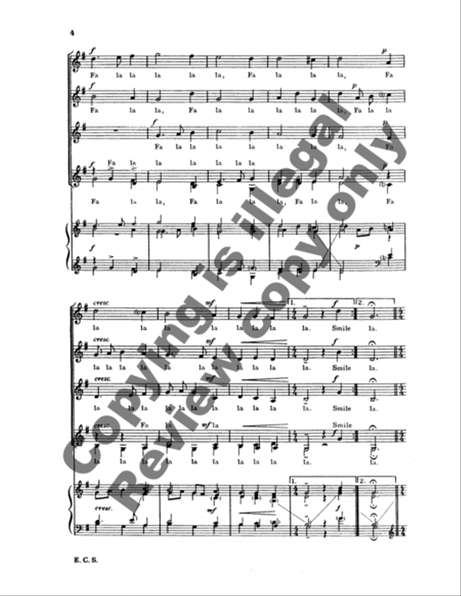 My Bonny Lass My Bonny Lass SSAA scores gallery preview page 7