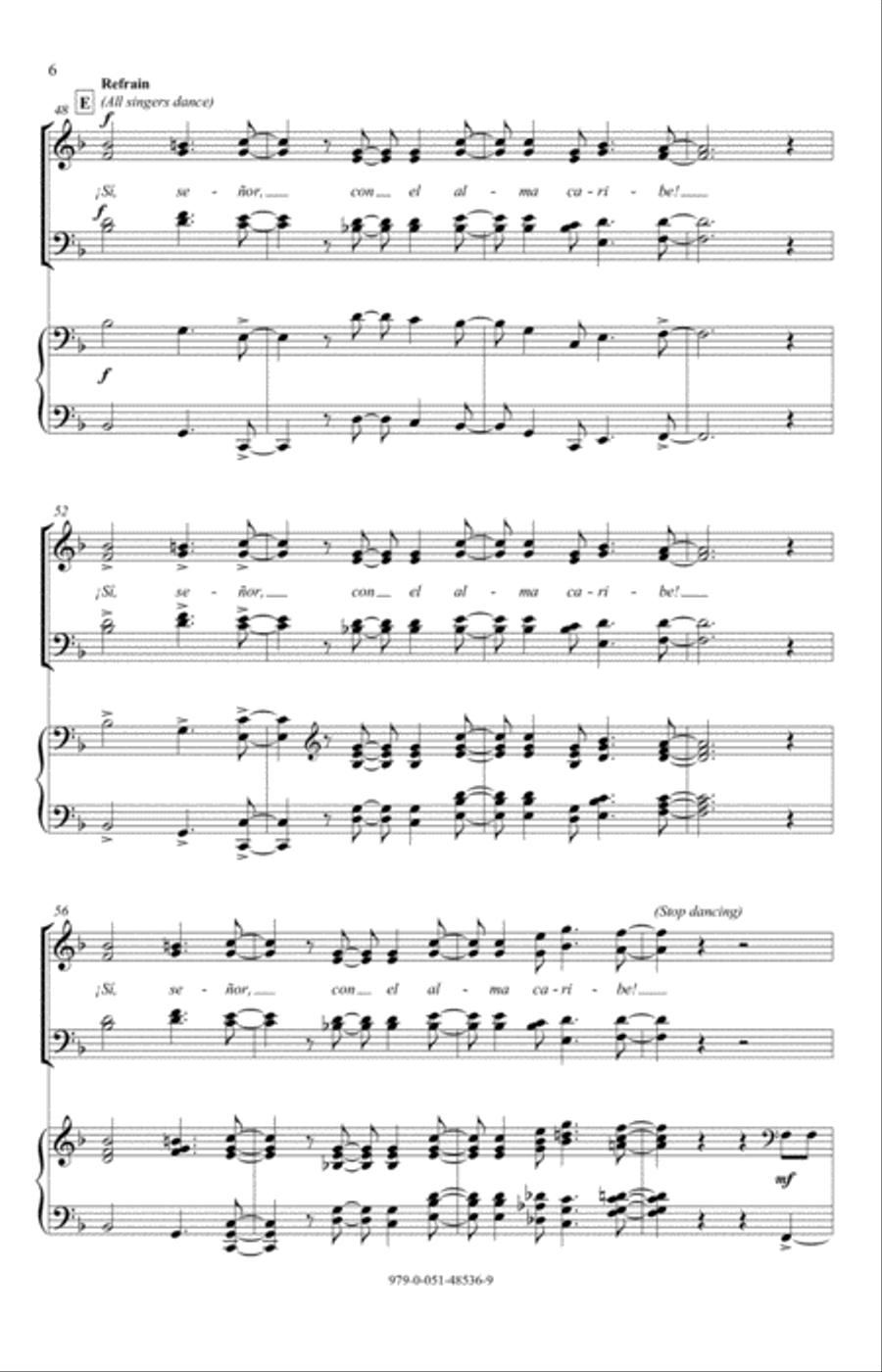 Alma Caribe (Caribbean Soul) 4-Part scores gallery preview page 6