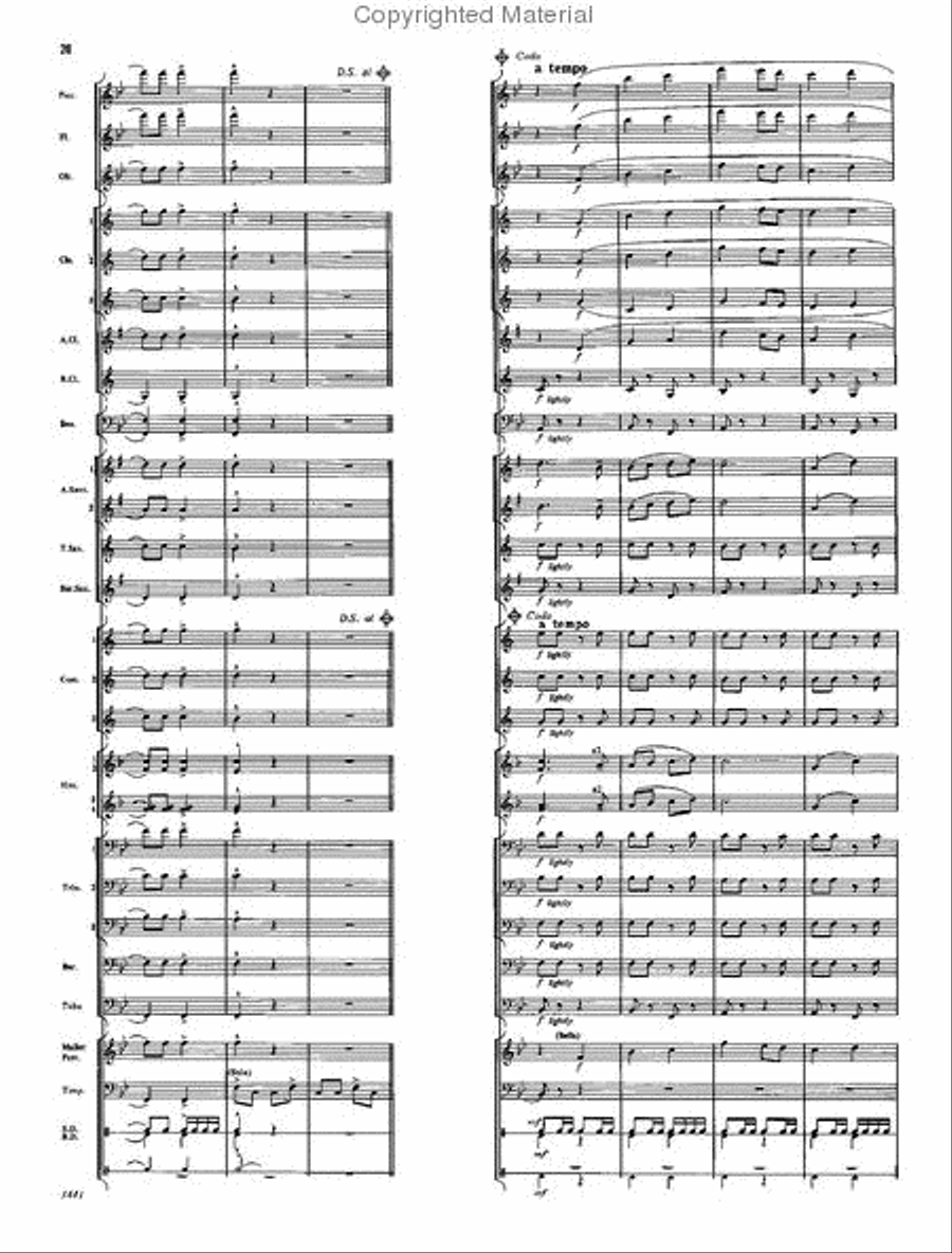 Centuria Concert Band scores gallery preview page 19