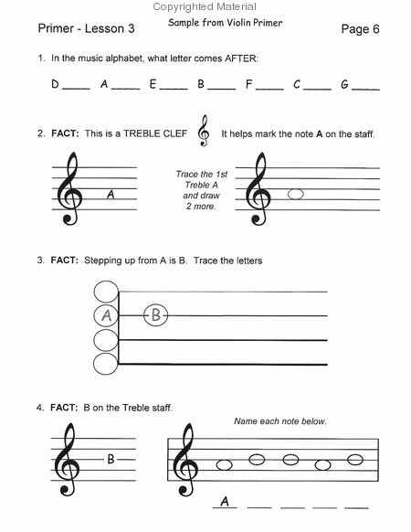 Just The Facts for Violin - Primer