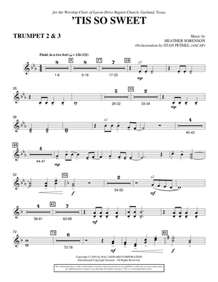 'Tis So Sweet - Bb Trumpet 2,3