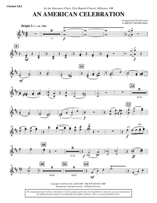An American Celebration - Bb Clarinet 1,2