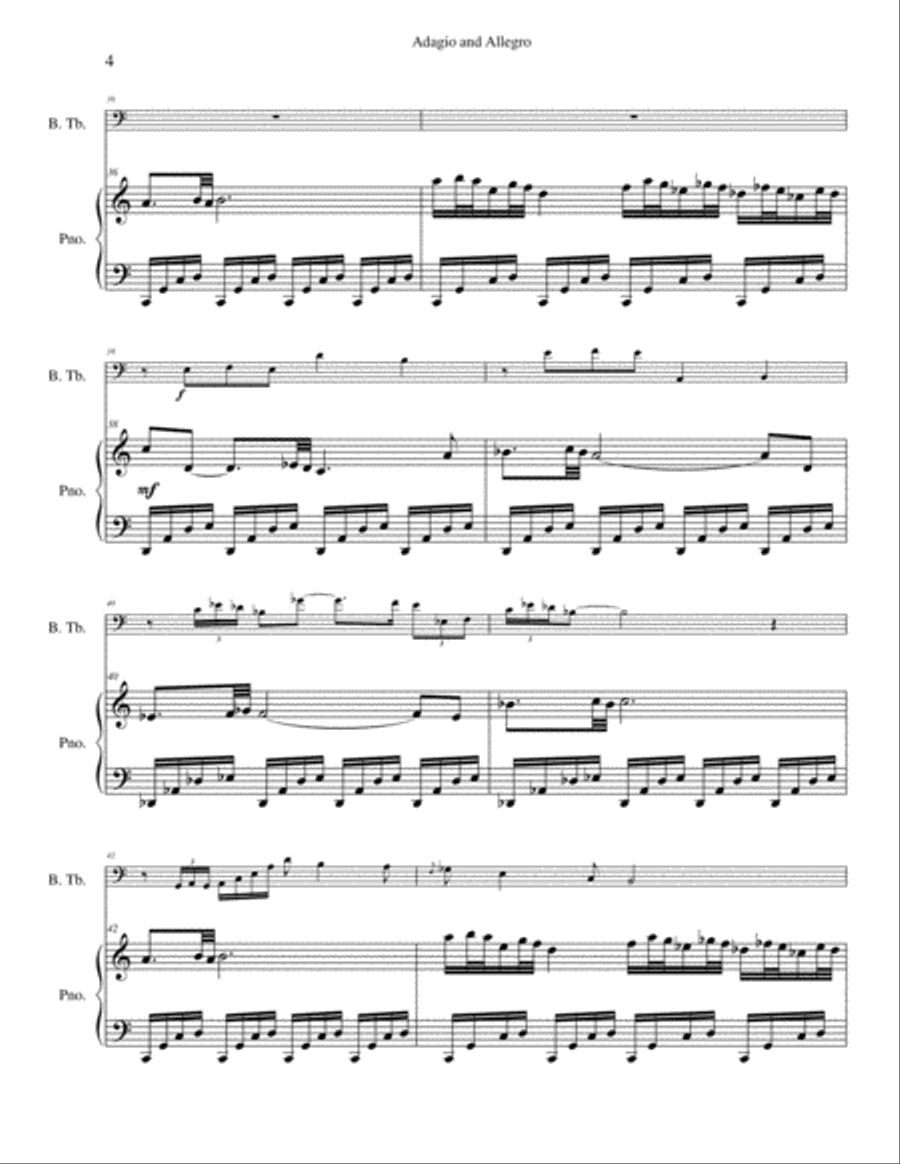 Adagio and Allegro Small Ensemble scores gallery preview page 4