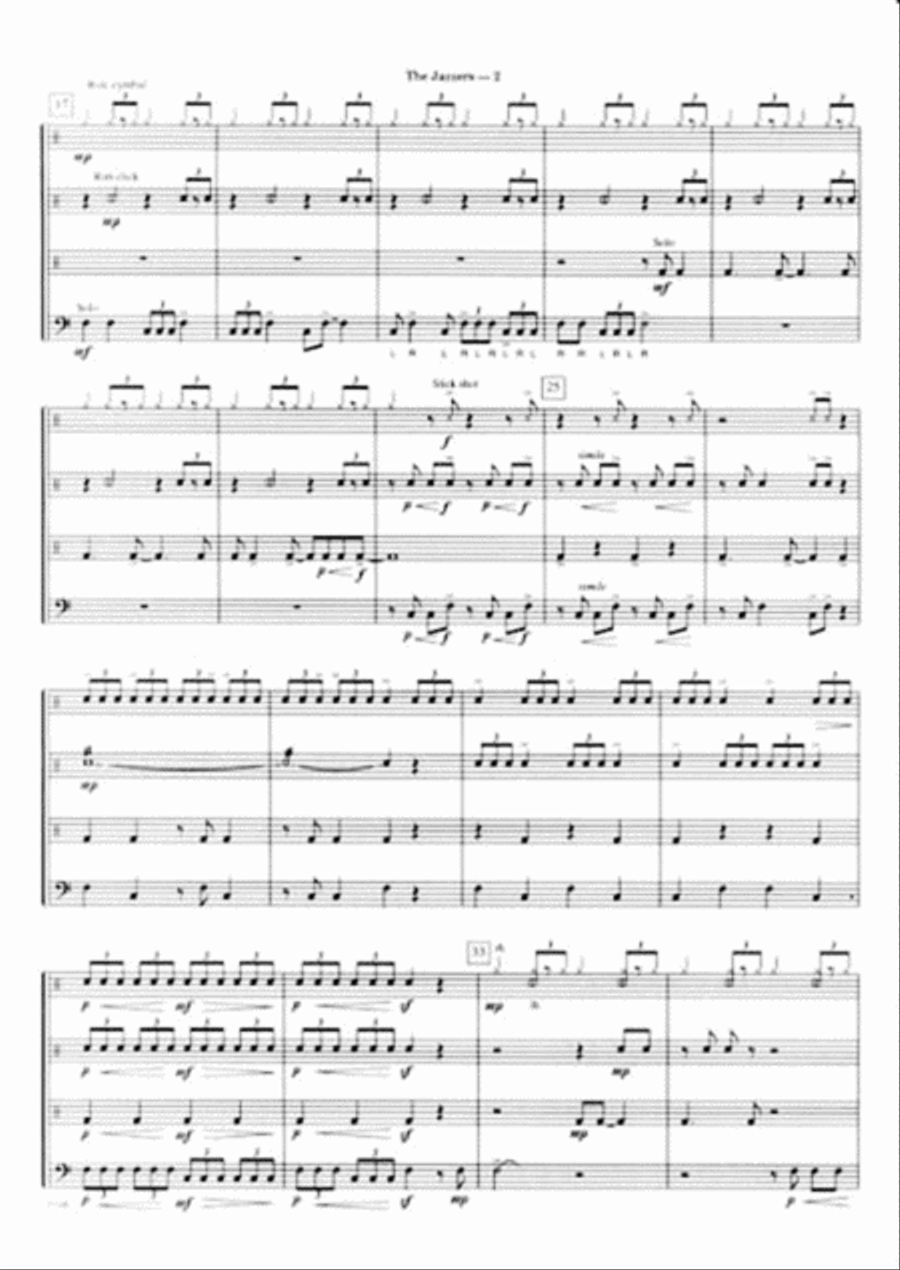 Contest Ensembles For Intermediate Percussionists Percussion scores gallery preview page 3