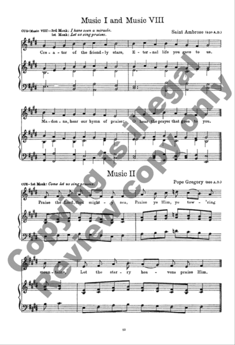 The Miracle of the Tumbler Children's Choir scores gallery preview page 10