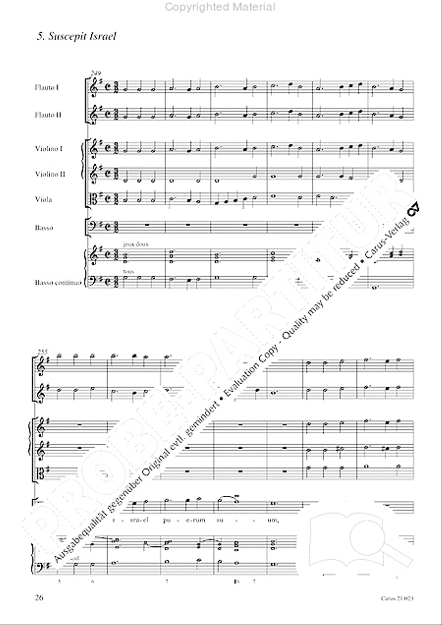 Magnificat in G SATTB scores gallery preview page 28