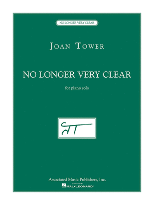 Book cover for No Longer Very Clear