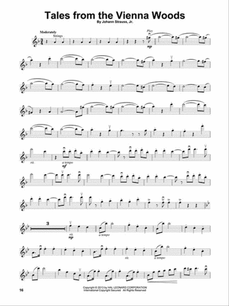 Johann Strauss Johann Strauss Violin scores gallery preview page 4