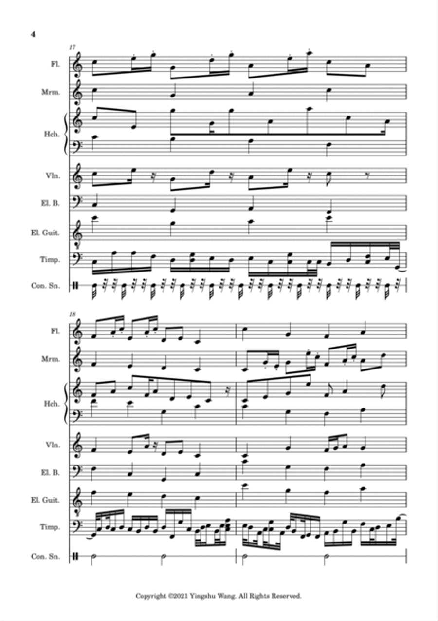 Polka No. 1 Large Ensemble scores gallery preview page 4