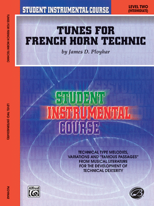 Book cover for Student Instrumental Course Tunes for French Horn Technic