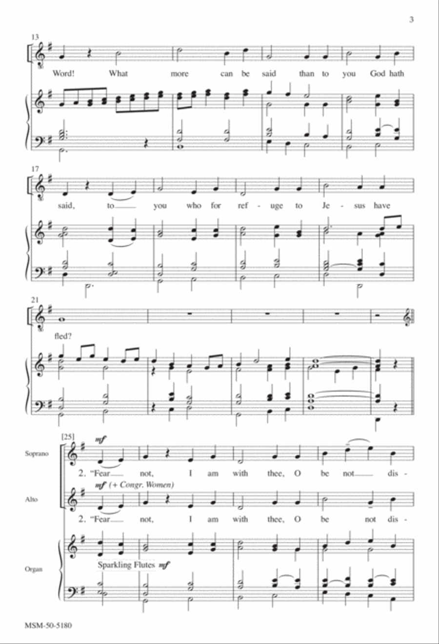 How Firm a Foundation 4-Part scores gallery preview page 2