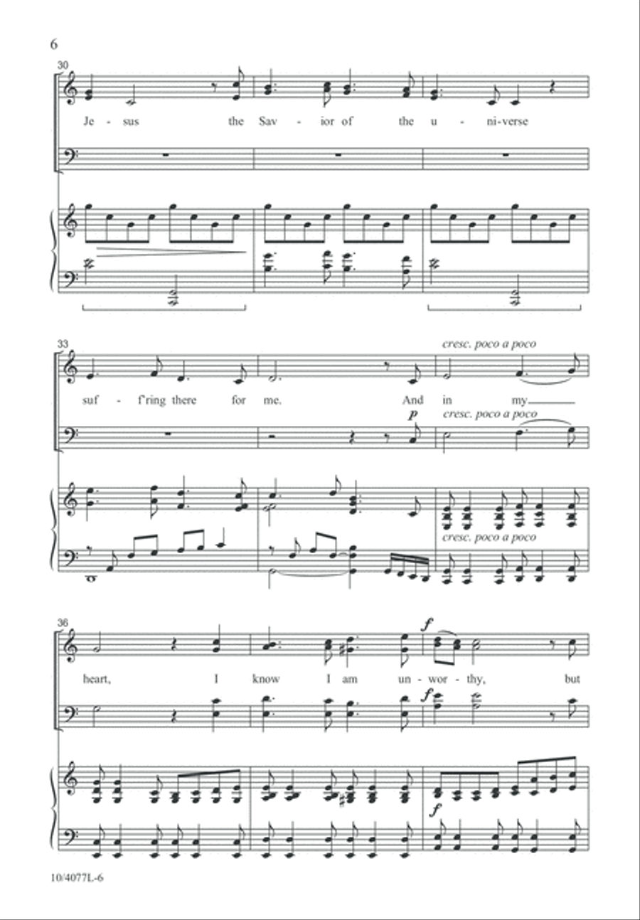 The Glory of the Cross The Glory of the Cross 4-Part scores gallery preview page 7