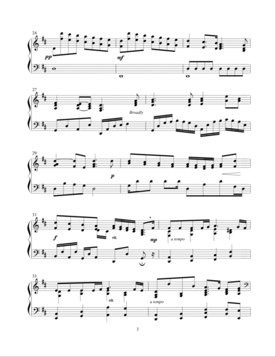 Joy to the World PIANO SOLO Piano Solo scores gallery preview page 4