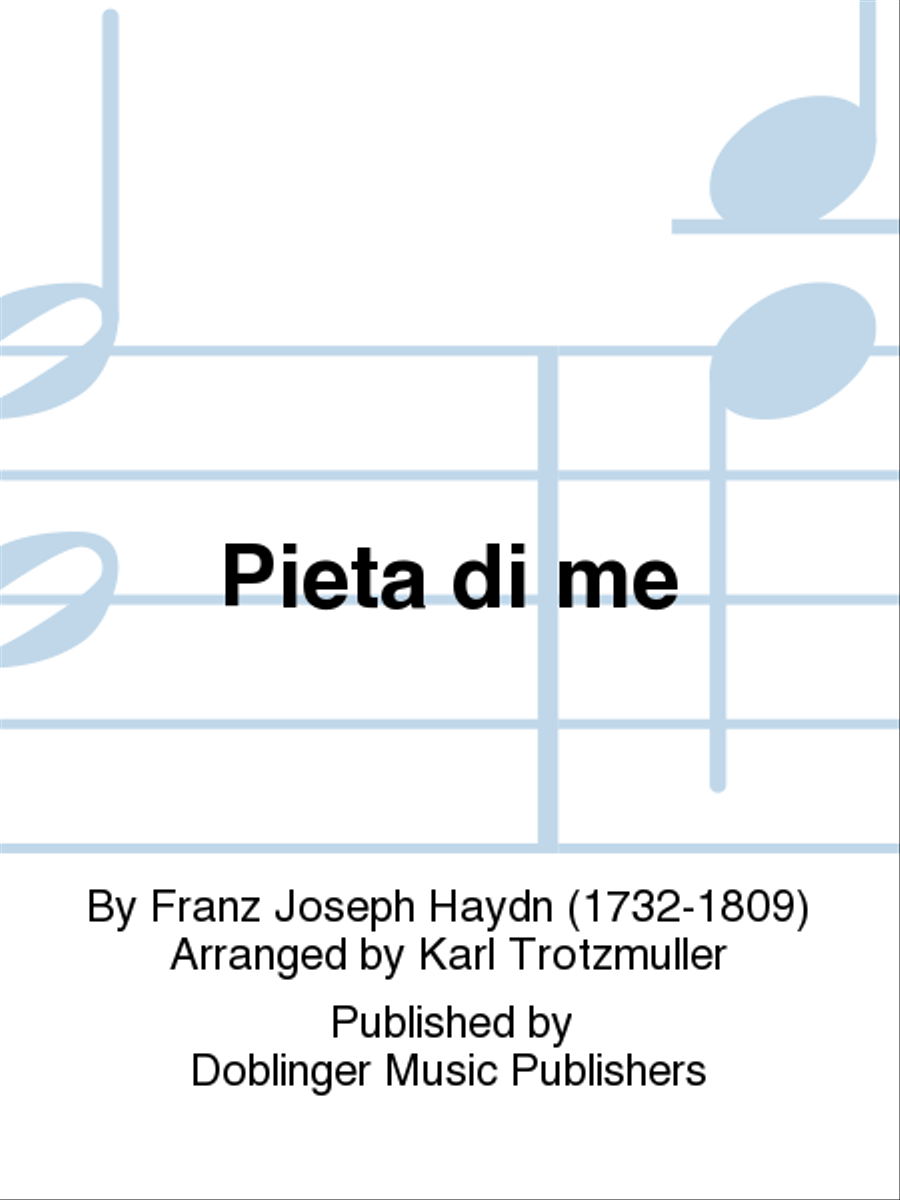Pieta di me Voice scores gallery preview page 1