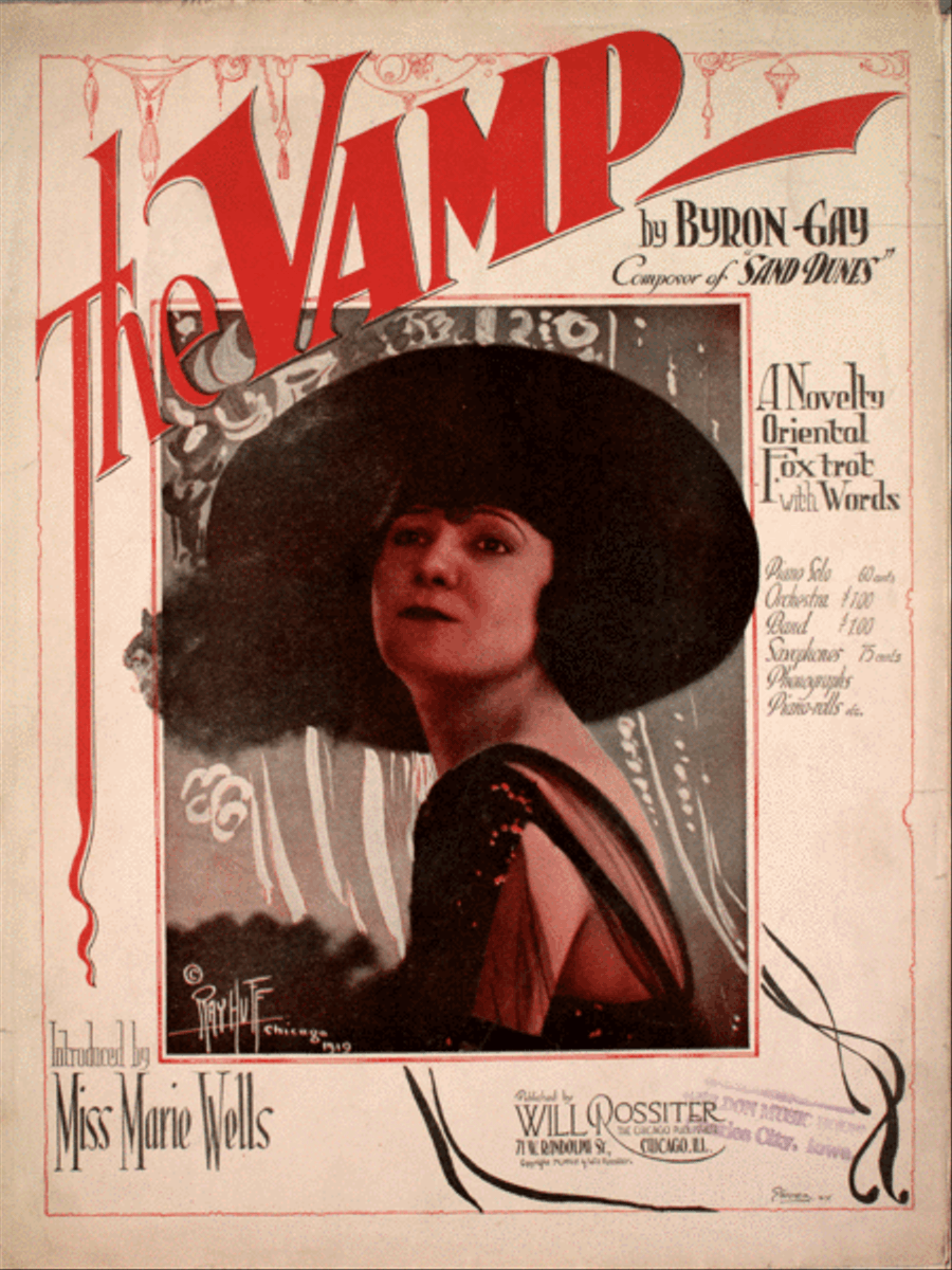 The Vamp. A Novelty Oriental Fox Trot with Words Voice scores gallery preview page 1