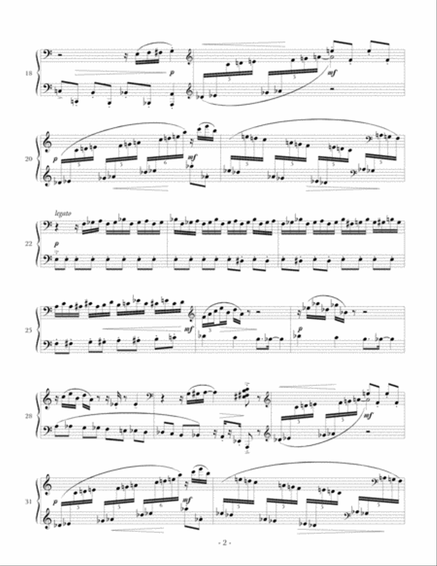 The Joker - scherzo for piano solo Piano Solo scores gallery preview page 3