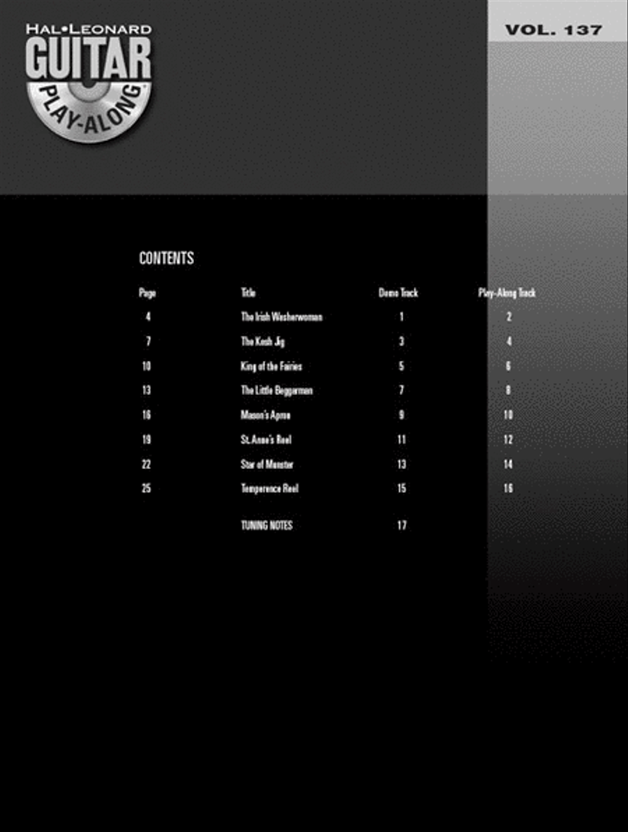 Irish Tunes Guitar Tablature scores gallery preview page 2